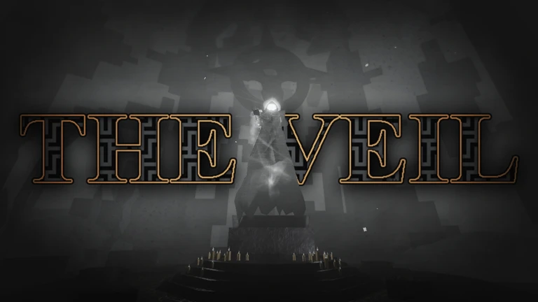 Official The Veil Roblox artwork showing a figure in the labyrinth
